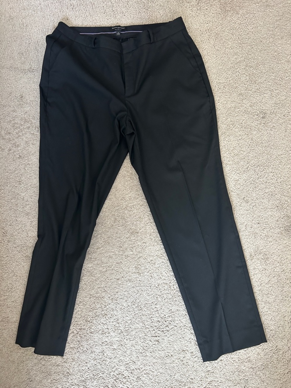 Banana Republic Black Straight-Leg Women's Pants